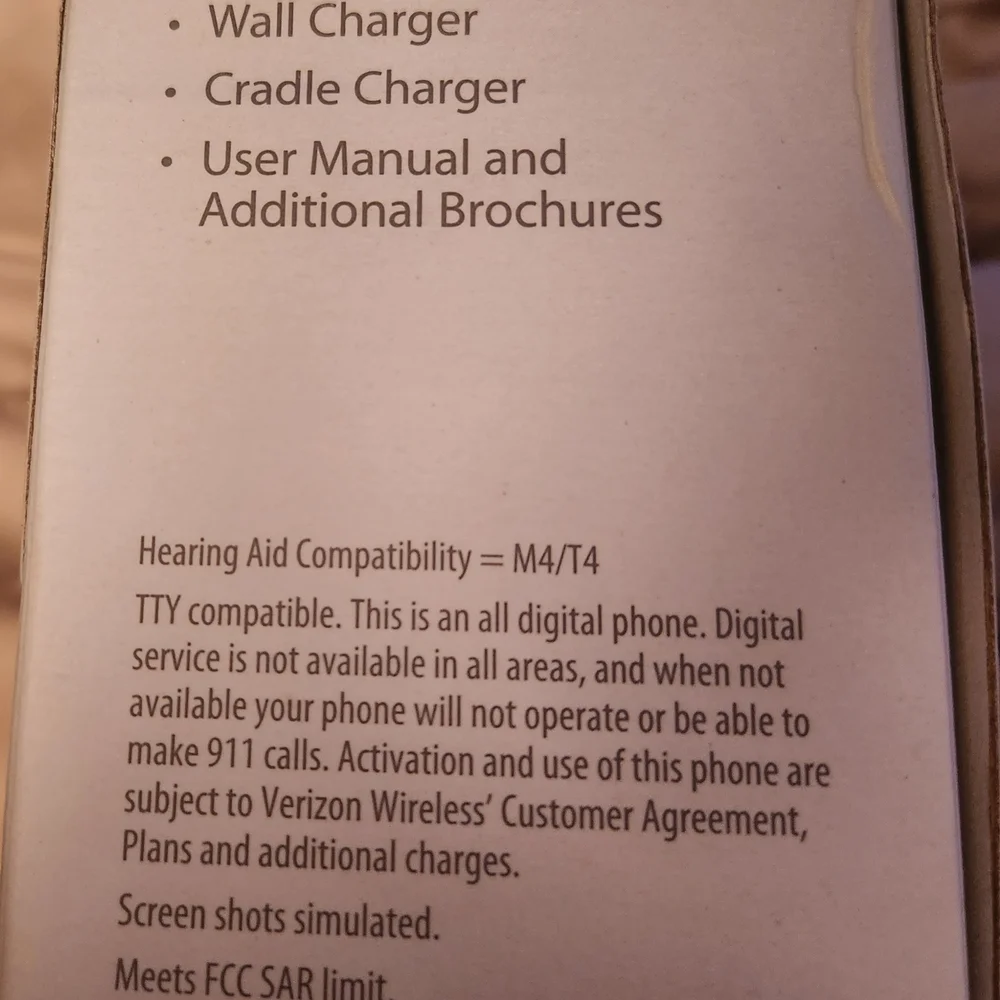 Verizon Flip Phone with Silver and Black Design
